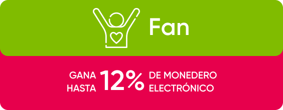 Fan — Gana hasta 12%